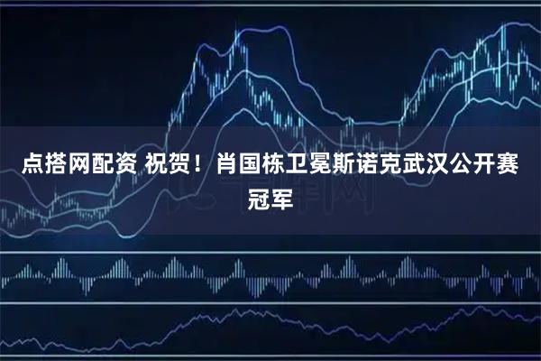 点搭网配资 祝贺！肖国栋卫冕斯诺克武汉公开赛冠军