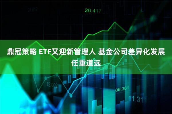 鼎冠策略 ETF又迎新管理人 基金公司差异化发展任重道远